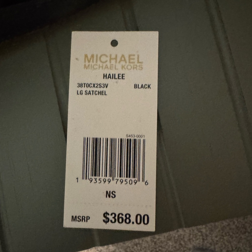 Michael Kors Medium Hailee Satchel Black - Picture 6 of 6